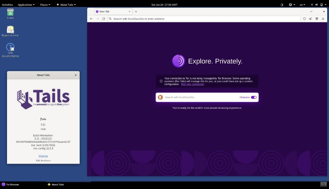 Tails 7.15.1 privacy-focused Linux distribution emergency security update